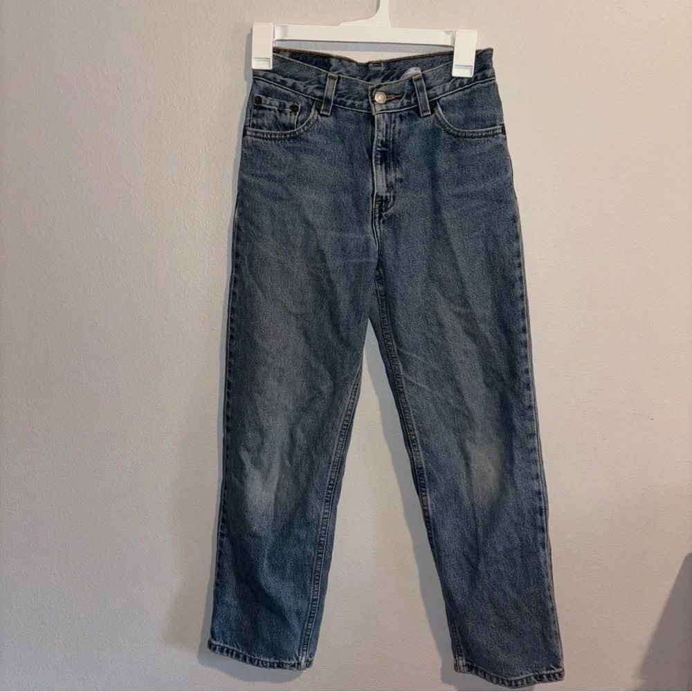 Levi's 550 Size 12 Relaxed Fit Blue Jeans - Picture 1 of 8